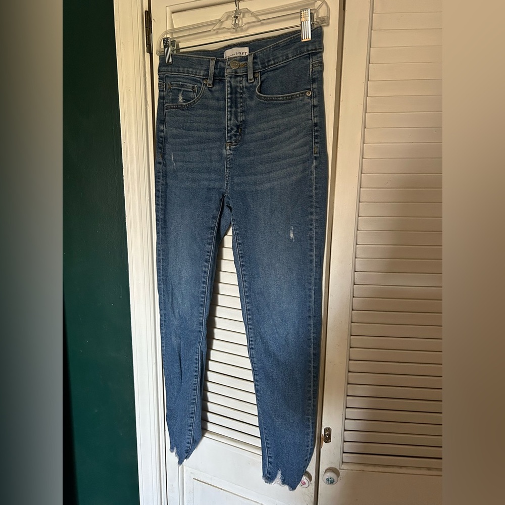 LOFT | High Rise Skinny Jeans